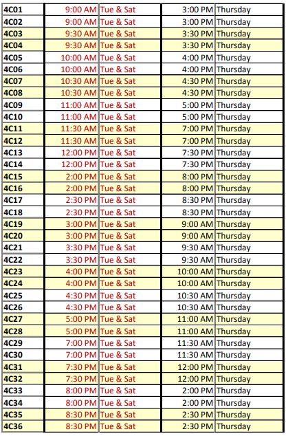 Collin County Detention Facility, TX Visitation Schedule