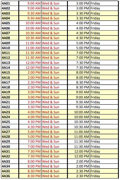 Collin County Detention Facility, TX Visitation Schedule